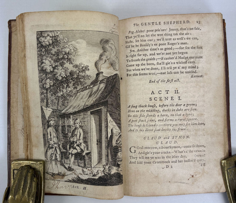 The Gentle Shepherd, A Scots Pastoral Comedy, Allan Ramsay, John Robertson, Glasgow, 1758