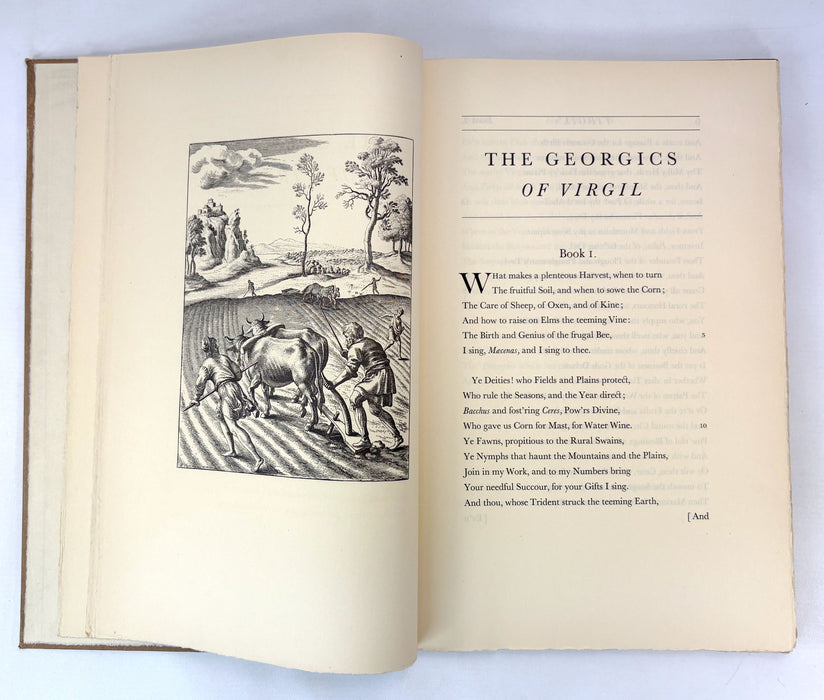 The Georgics of Virgil; Translated into English Verse by Mr. John Dryden, designed and printed by Richard Ellis for Cheshire House, New York, Limited edition, 1931