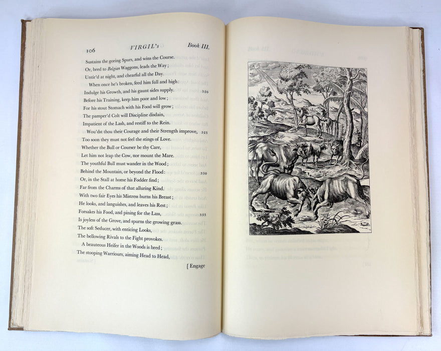 The Georgics of Virgil; Translated into English Verse by Mr. John Dryden, designed and printed by Richard Ellis for Cheshire House, New York, Limited edition, 1931