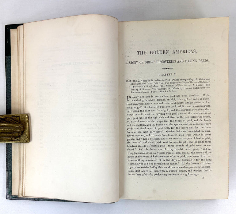 The Golden Americas. A Study of Great Discoveries and Daring Deeds, by John Tillotson,
