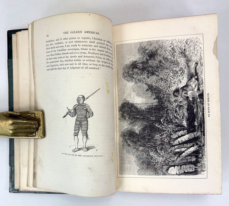 The Golden Americas. A Study of Great Discoveries and Daring Deeds, by John Tillotson,