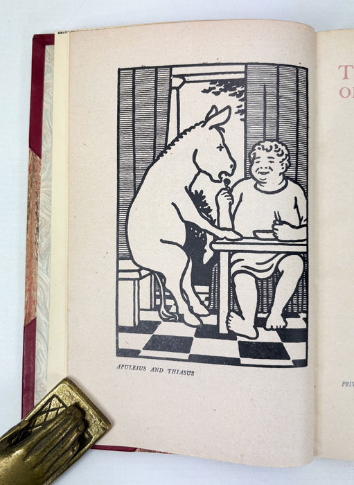 The Golden Ass of Lucius Apuleius in the translation by William Adlington, F.J. Harvey Darton (ed) and illustrated by Philip Hagreen, Navarre Society. Bayntun-Riviere binding.