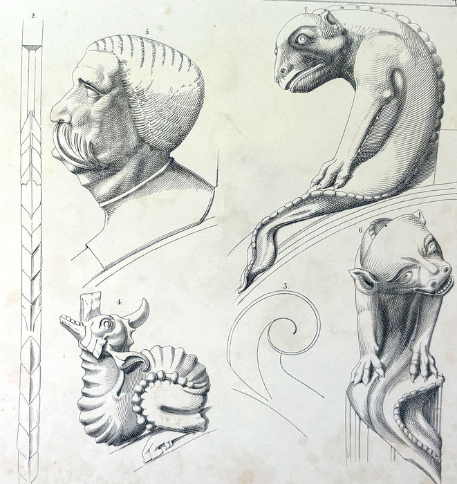 The Gothic Model-book; The Architecture of the Middle Ages, V. Statz & G. Ungewitter, 1858