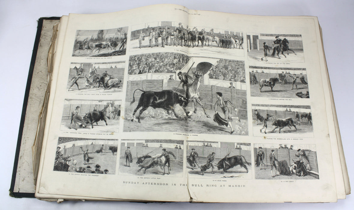 The Graphic; An Illustrated Weekly Newspaper; 1875 India issue & collection of 1881 issues