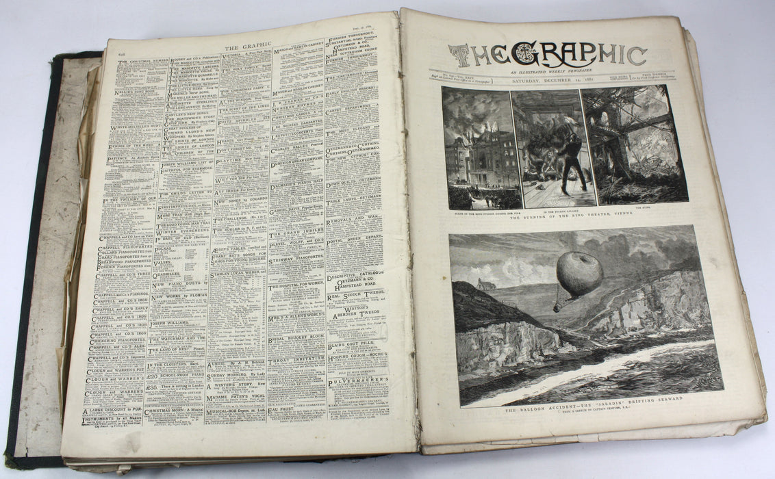 The Graphic; An Illustrated Weekly Newspaper; 1875 India issue & collection of 1881 issues