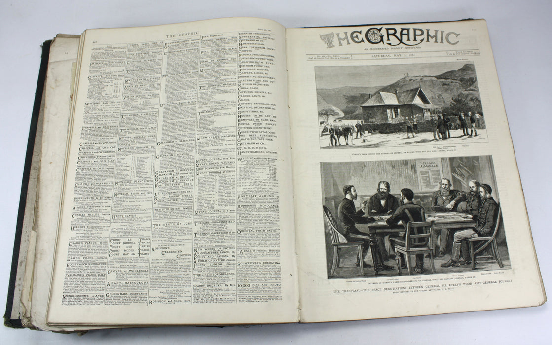 The Graphic; An Illustrated Weekly Newspaper; 1875 India issue & collection of 1881 issues