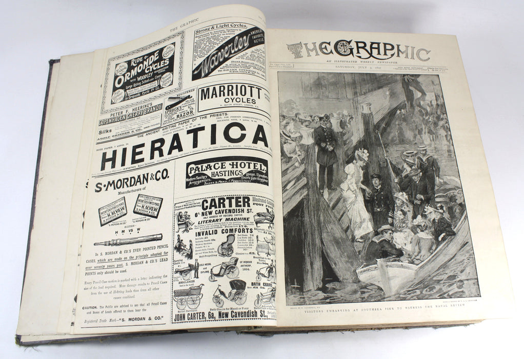 The Graphic; An Illustrated Weekly Newspaper; Volume 56, July - December 1897. King Rama V of Siam.