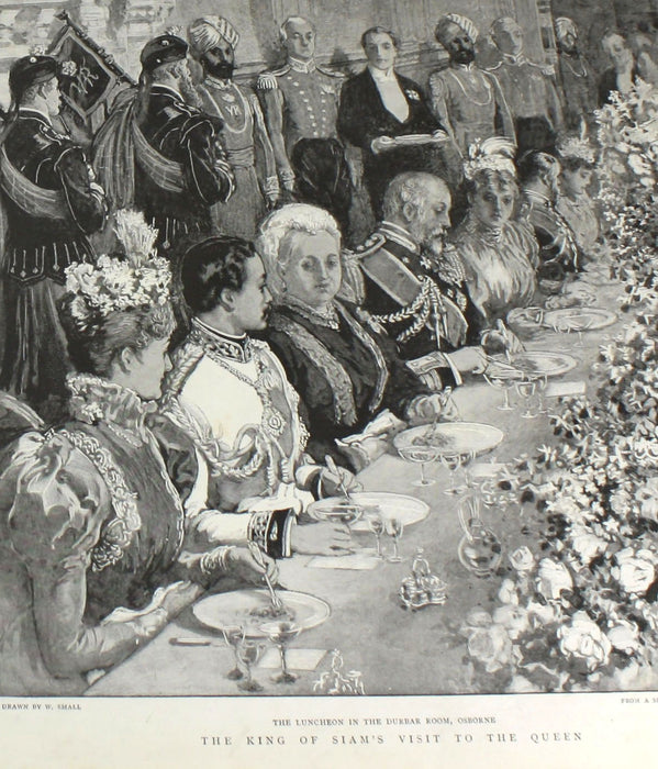 The Graphic; An Illustrated Weekly Newspaper; Volume 56, July - December 1897. King Rama V of Siam.