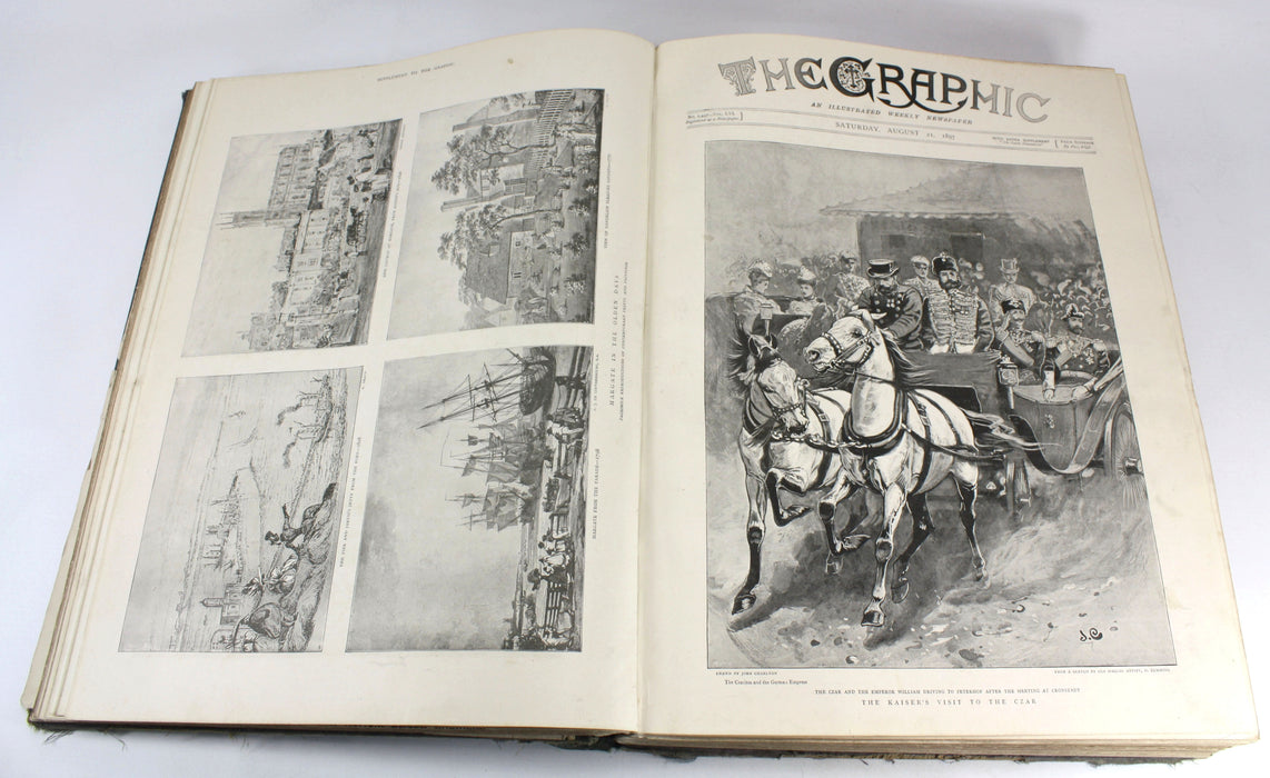 The Graphic; An Illustrated Weekly Newspaper; Volume 56, July - December 1897. King Rama V of Siam.