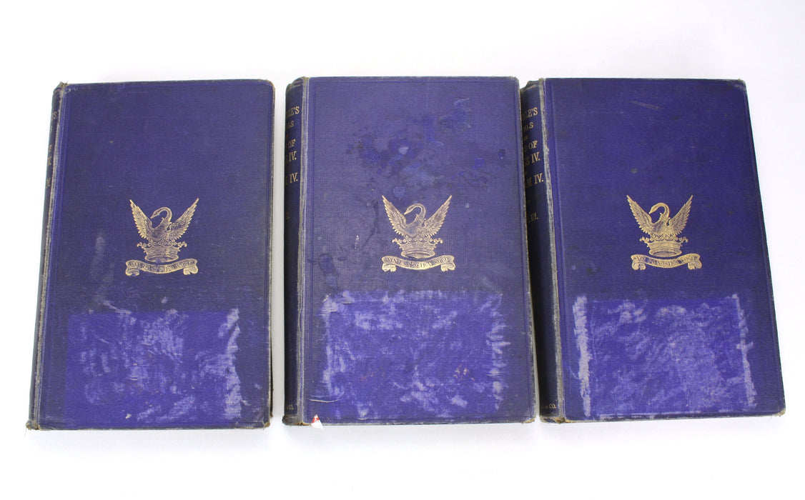 The Greville Memoirs; A Journal of the Reigns of King George IV, King William IV and Queen Victoria, 3 Parts in 8 Volumes, Charles C.F. Greville, 1875-1887