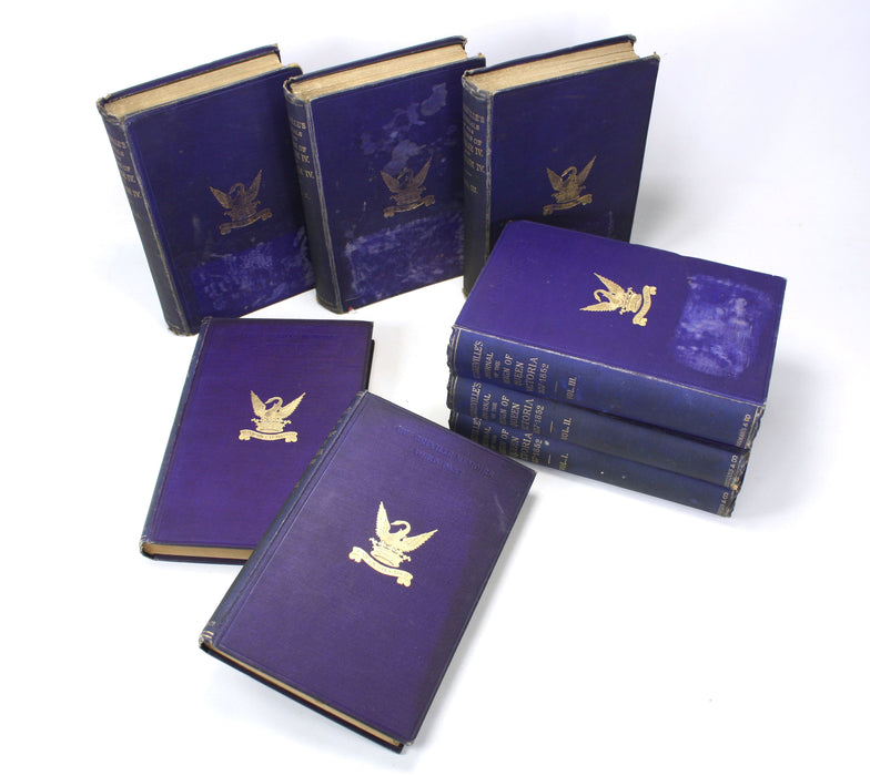 The Greville Memoirs; A Journal of the Reigns of King George IV, King William IV and Queen Victoria, 3 Parts in 8 Volumes, Charles C.F. Greville, 1875-1887