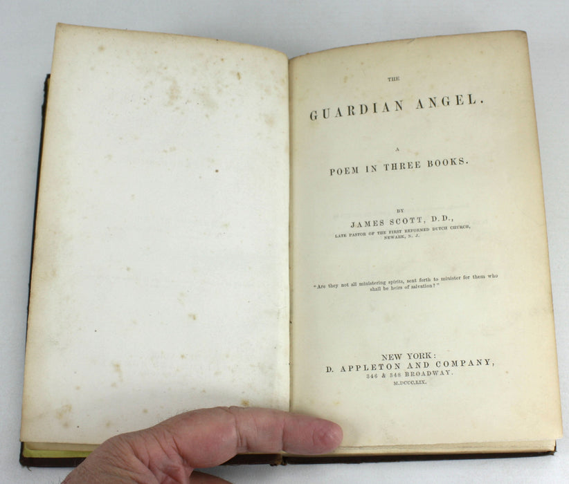 The Guardian Angel; A Poem in Three Books, James Scott, 1859