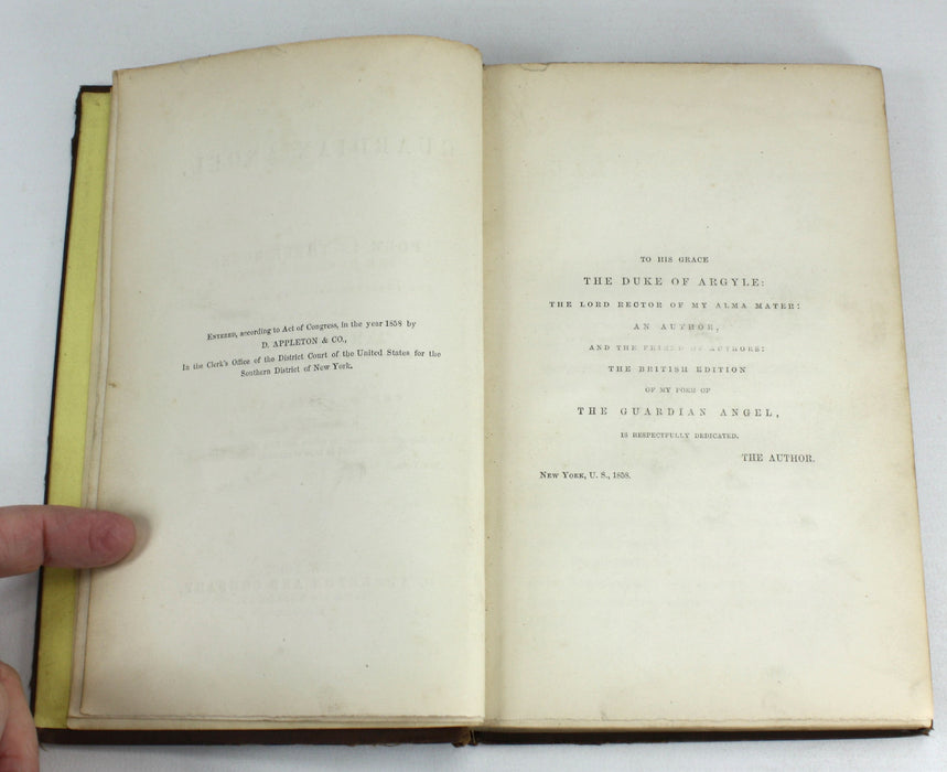 The Guardian Angel; A Poem in Three Books, James Scott, 1859