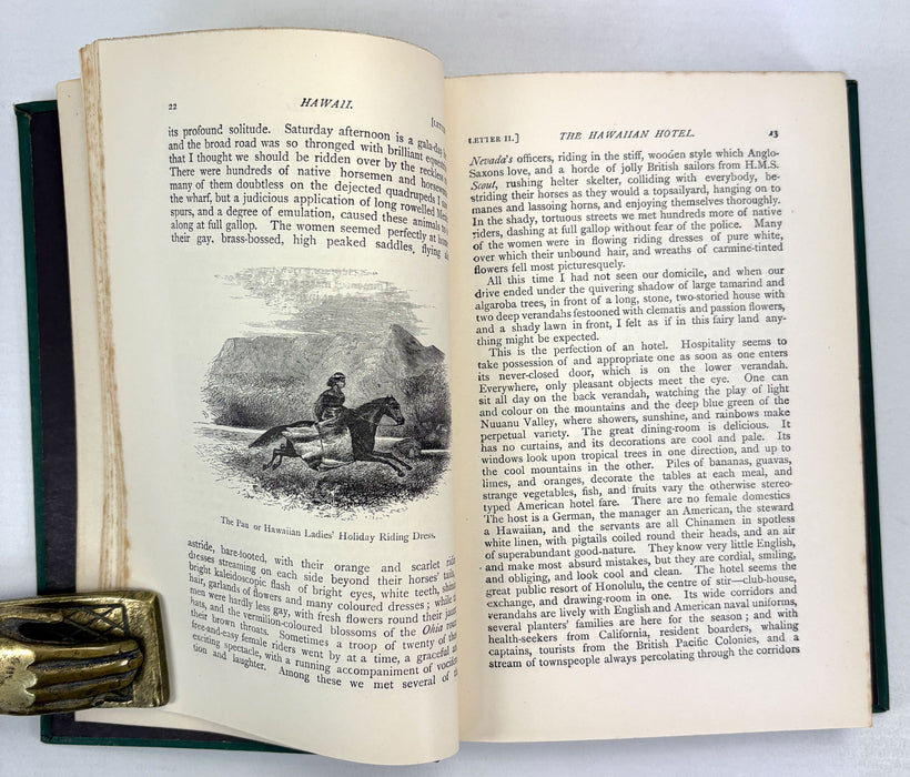 The Hawaiian Archipelago; Six Months Among The Palm Groves, Coral Reefs, and Volcanoes of the Sandwich Islands. By Isabella L. Bird. Published John Murray, 1890.