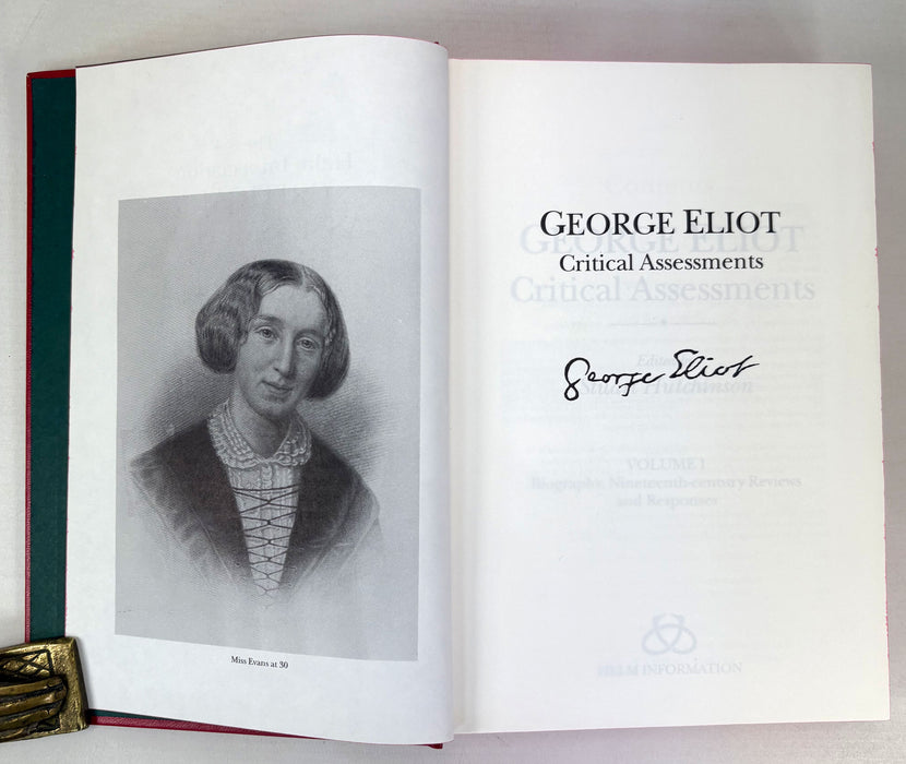 The Helm Information; George Eliot Critical Assessments, edited by Stuart Hutchinson, 4 Volume box set, 1996