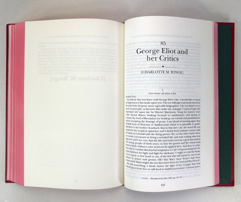 The Helm Information; George Eliot Critical Assessments, edited by Stuart Hutchinson, 4 Volume box set, 1996