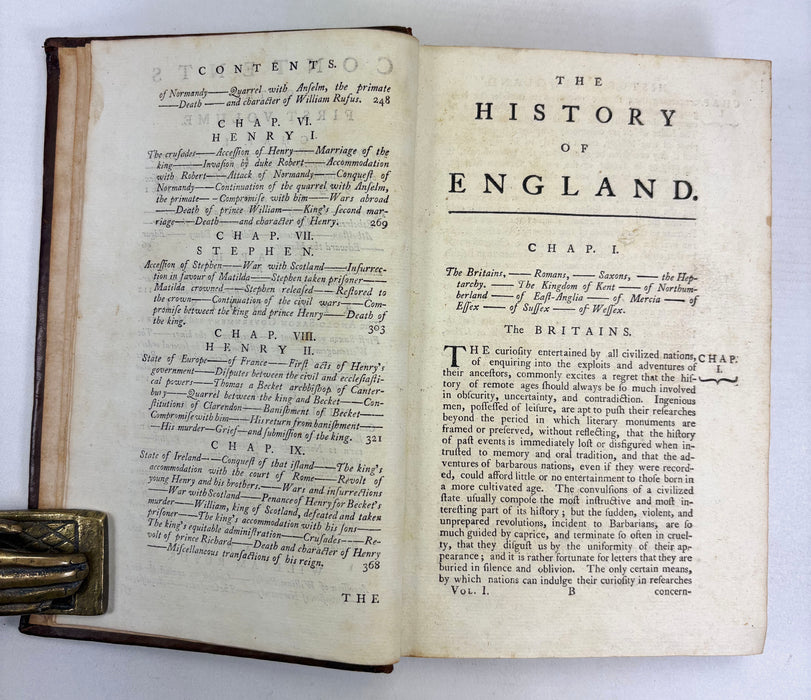 The History of England, from The Invasion of Julius Caesar to The Revolution in 1688, in Eight Volumes, by David Hume, Dublin, 1775