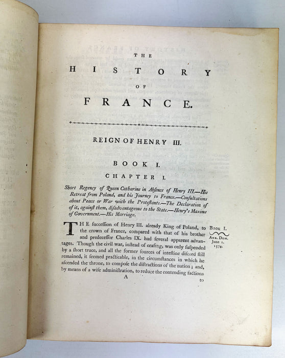 The History of France, Walter Anderson, 1775