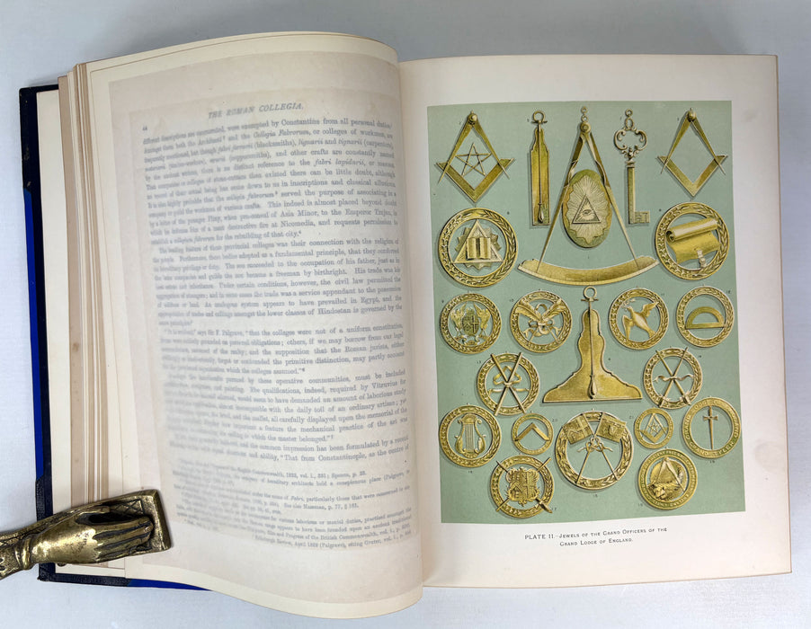 The History of Freemasonry, Its Antiquities, Symbols, Constitutions, Customs etc, by Robert Freke Gould, T.C. & E.C. Jack, Edinburgh, c. 1888