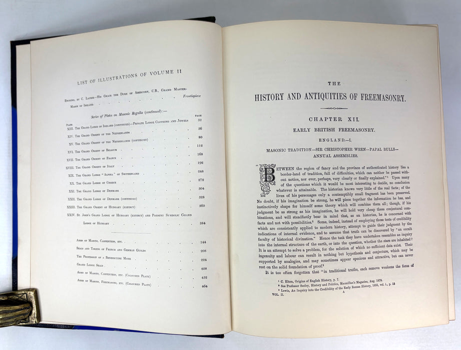 The History of Freemasonry, Its Antiquities, Symbols, Constitutions, Customs etc, by Robert Freke Gould, T.C. & E.C. Jack, Edinburgh, c. 1888
