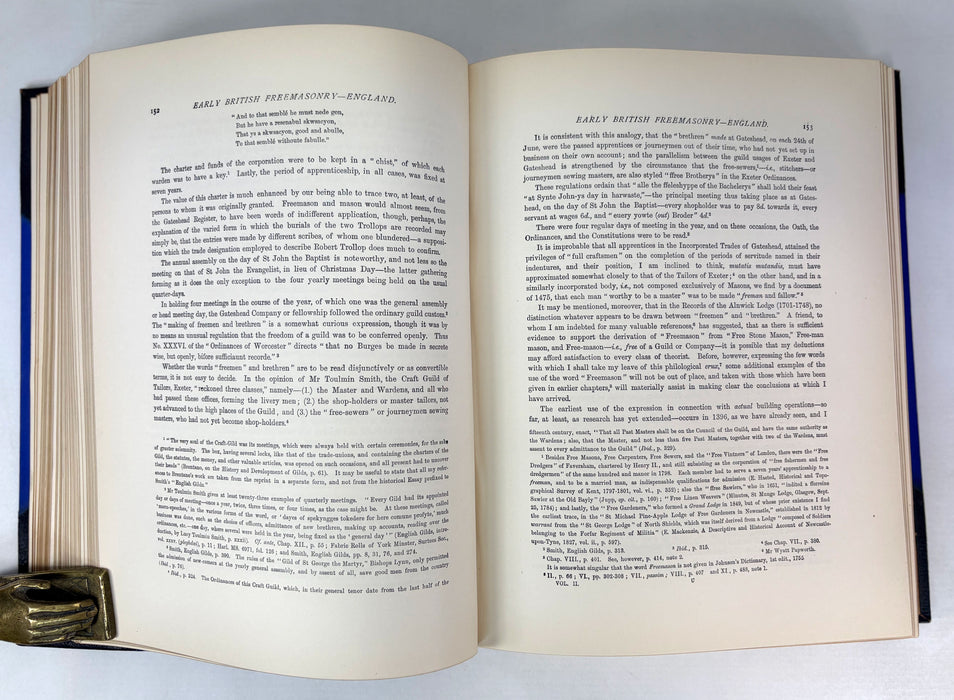 The History of Freemasonry, Its Antiquities, Symbols, Constitutions, Customs etc, by Robert Freke Gould, T.C. & E.C. Jack, Edinburgh, c. 1888