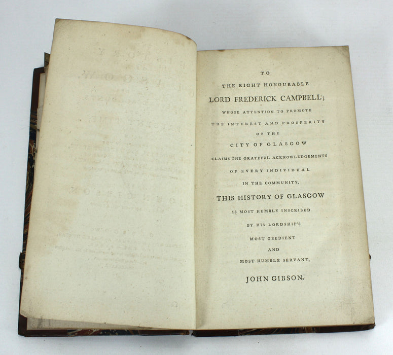 The History of Glasgow, from the Earliest Accounts to the Present Time, John Gibson, 1777