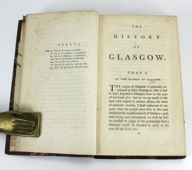 The History of Glasgow, from the Earliest Accounts to the Present Time, John Gibson, 1777