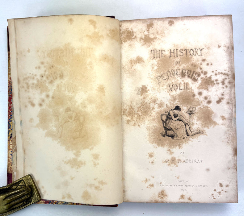 The History of Pendennis, William Makepeace Thackeray, Bradbury and Evans, 1849 1st edition