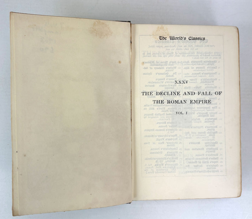 The History of The Decline and Fall of the Roman Empire, Edward Gibbons, 1903