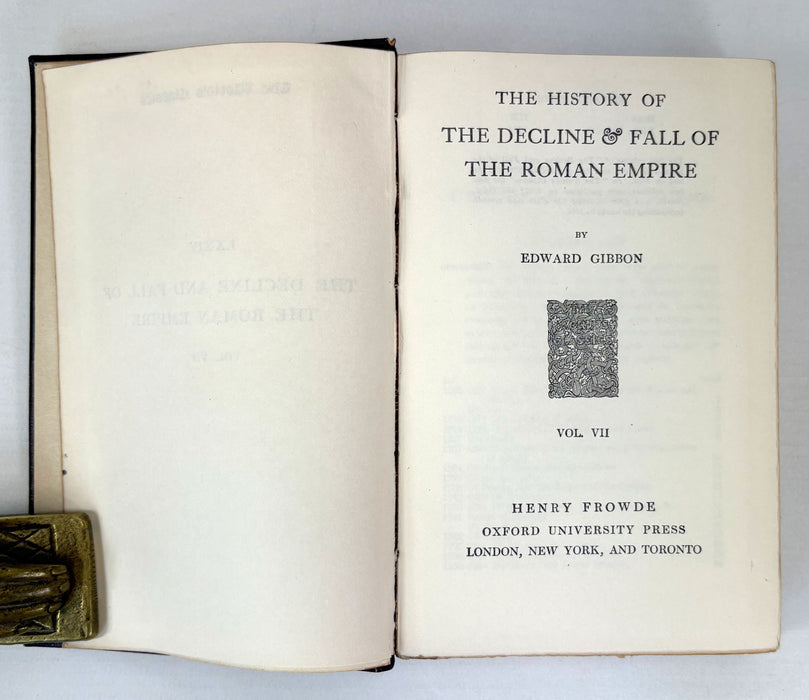 The History of The Decline and Fall of the Roman Empire, Edward Gibbons, 1903