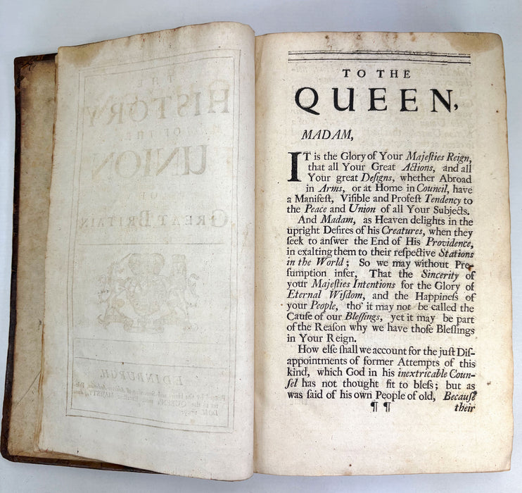 The History of the Union of Great Britain, Daniel Defoe, Edinburgh 1709