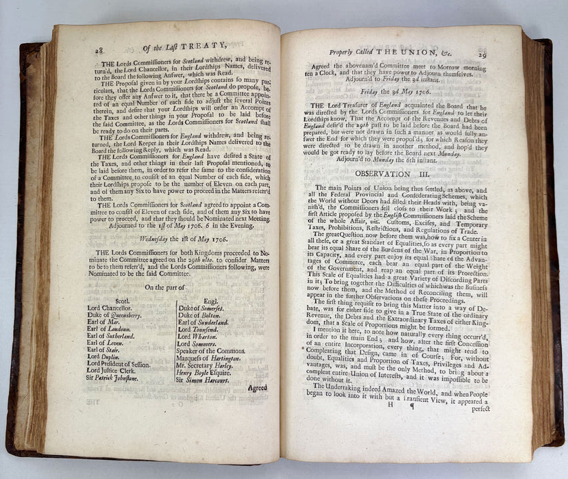 The History of the Union of Great Britain, Daniel Defoe, Edinburgh 1709