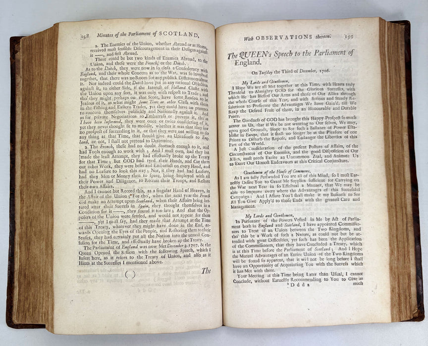 The History of the Union of Great Britain, Daniel Defoe, Edinburgh 1709