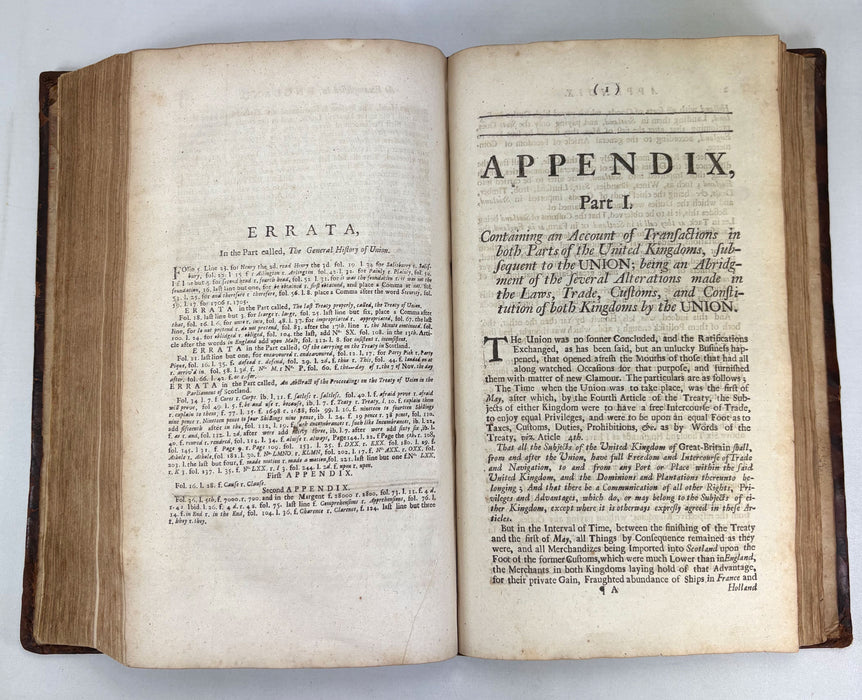 The History of the Union of Great Britain, Daniel Defoe, Edinburgh 1709