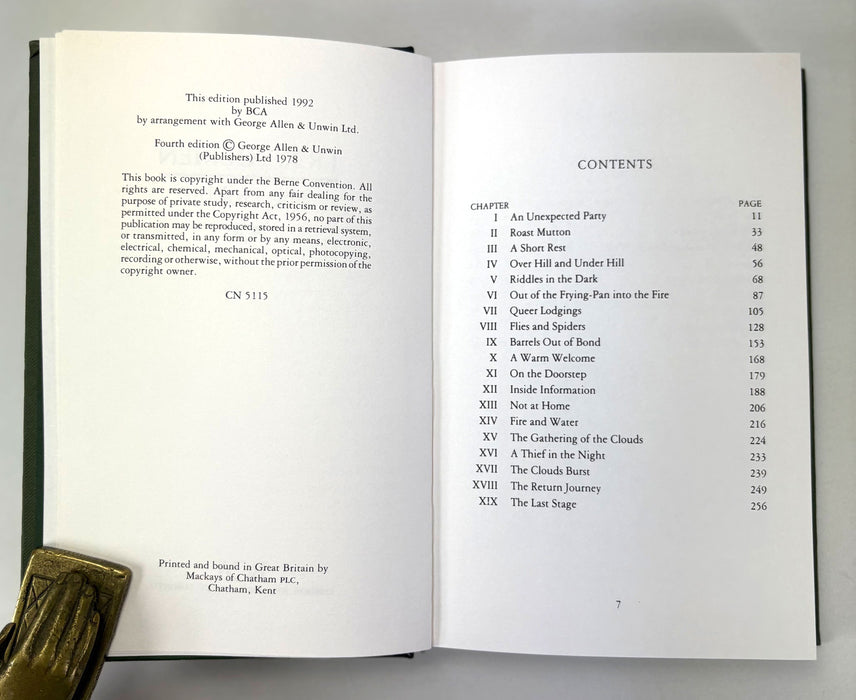 The Hobbit, J.R.R. Tolkien, BCA edition, 1992