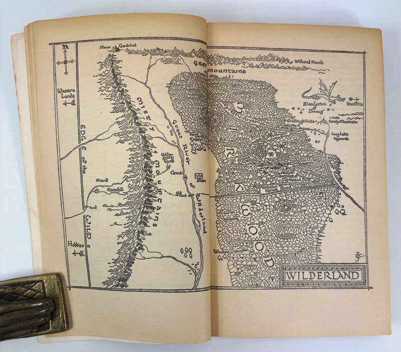 The Hobbit, or There and Back Again, J.R.R. Tolkien, First Paperback Edition, Puffin, 1961