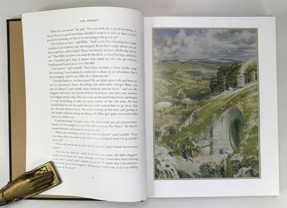 The Hobbit, or There and Back Again, J.R.R. Tolkien, Illustrated by Alan Lee, HarperCollins, 1997 Hardback