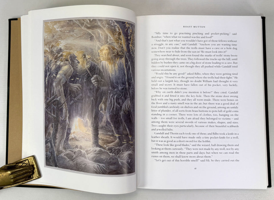 The Hobbit, or There and Back Again, J.R.R. Tolkien, Illustrated by Alan Lee, HarperCollins, 1997 Hardback