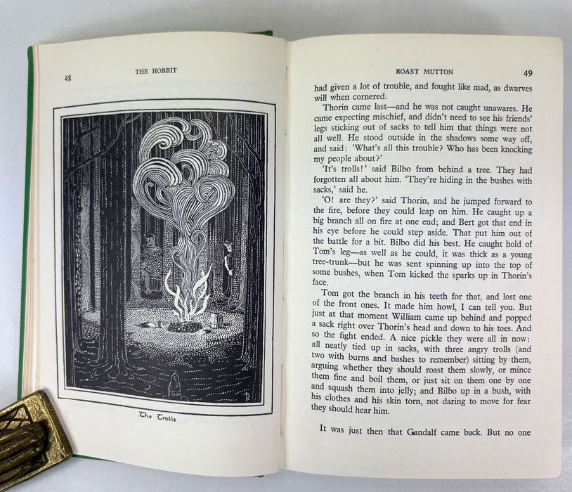 The Hobbit, or There and Back Again, J.R.R. Tolkien, Third edition, Ninth impression, 1974