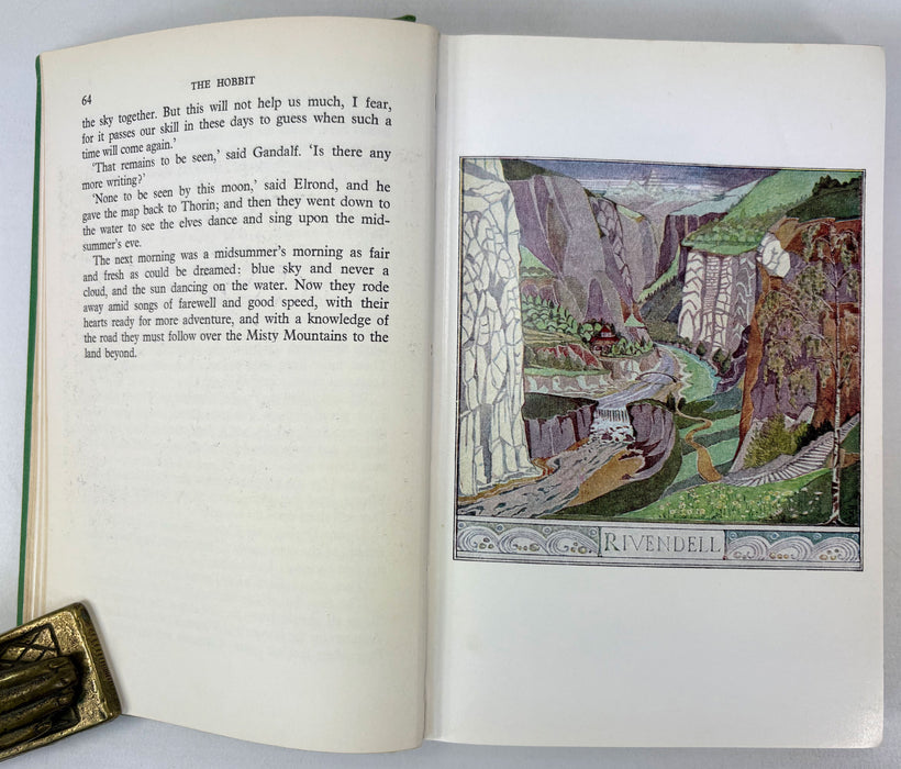 The Hobbit, or There and Back Again, J.R.R. Tolkien, Third edition, Ninth impression, 1974