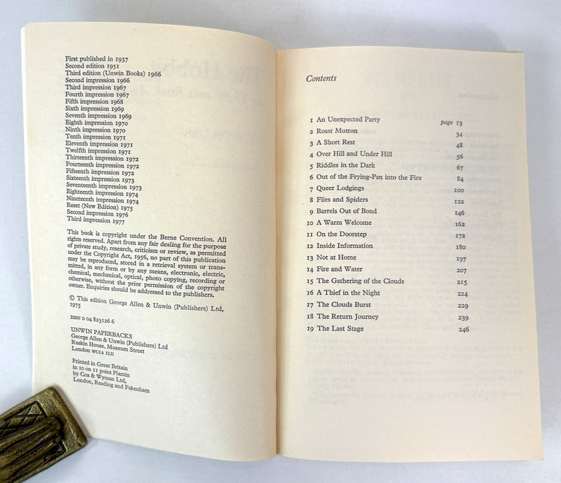 The Hobbit and Other Stories, 3 Volume box set, by J.R.R. Tolkien, 1977, Unwin Paperbacks