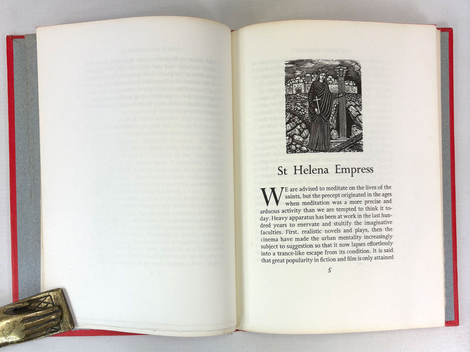 The Holy Places, by Evelyn Waugh, with Wood Engravings by Reynolds Stone. The Queen Anne Press, London 1952, numbered limited edition 584/950