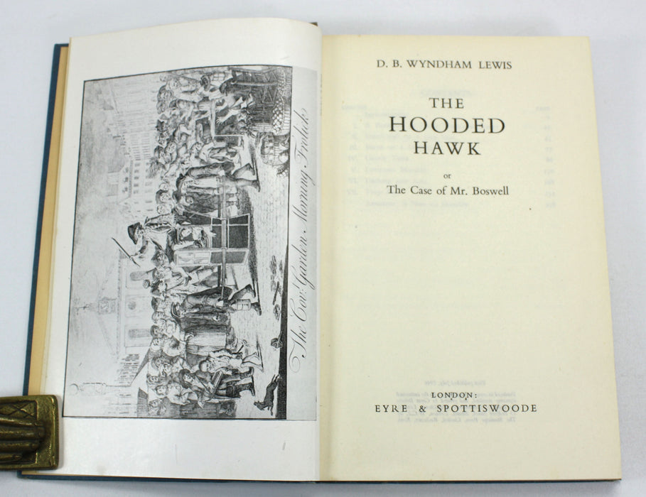 The Hooded Hawk, or the Case of Mr. Boswell, D.B. Wyndham Lewis, 1946