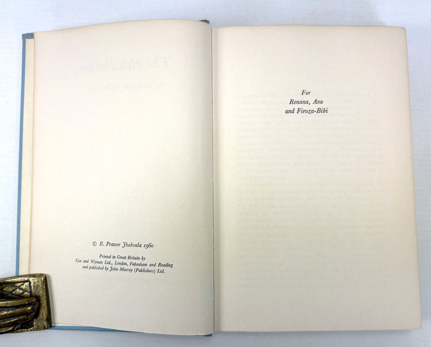 The Householder, by R. Prawer Jhabvala, John Murray, 1960