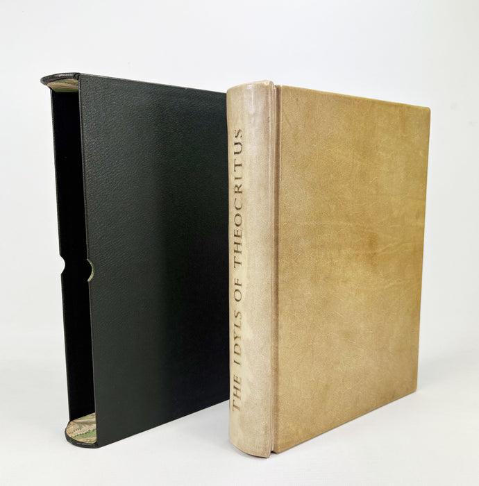 The Idyls of Theocritus; With Bion & Moschus. Translated by Andrew Lang. Illustrated by W. Russell Flint, Medici Society, 1922 limited edition in luxury custom binding