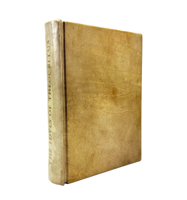 The Idyls of Theocritus; With Bion & Moschus. Translated by Andrew Lang. Illustrated by W. Russell Flint, Medici Society, 1922 limited edition in luxury custom binding