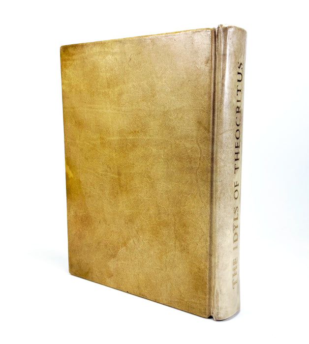 The Idyls of Theocritus; With Bion & Moschus. Translated by Andrew Lang. Illustrated by W. Russell Flint, Medici Society, 1922 limited edition in luxury custom binding