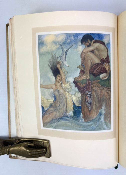 The Idyls of Theocritus; With Bion & Moschus. Translated by Andrew Lang. Illustrated by W. Russell Flint, Medici Society, 1922 limited edition in luxury custom binding