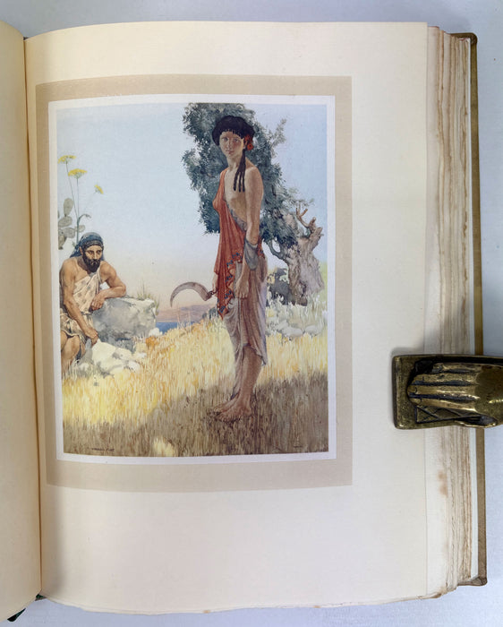 The Idyls of Theocritus; With Bion & Moschus. Translated by Andrew Lang. Illustrated by W. Russell Flint, Medici Society, 1922 limited edition in luxury custom binding