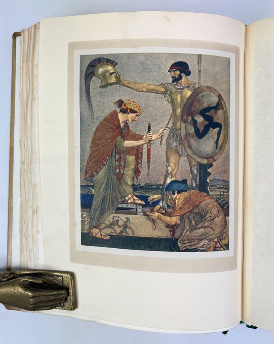 The Idyls of Theocritus; With Bion & Moschus. Translated by Andrew Lang. Illustrated by W. Russell Flint, Medici Society, 1922 limited edition in luxury custom binding